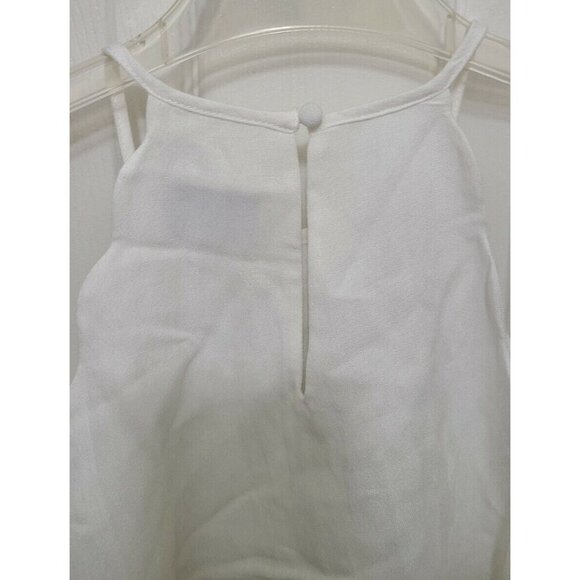 NEW Jun & Ivy Francesca's Women's Sleeveless Tank Blouse Front Tie Scallop Sz L - Picture 8 of 10